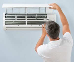 Instalação de Ar-Condicionado Split itajaí conserto barato preço venda manutenção rapel